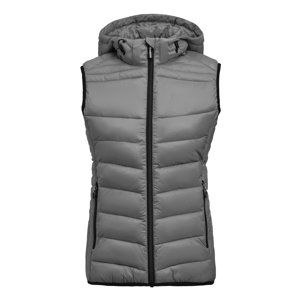 Base Bodywarmer Dames - Staalgrijs