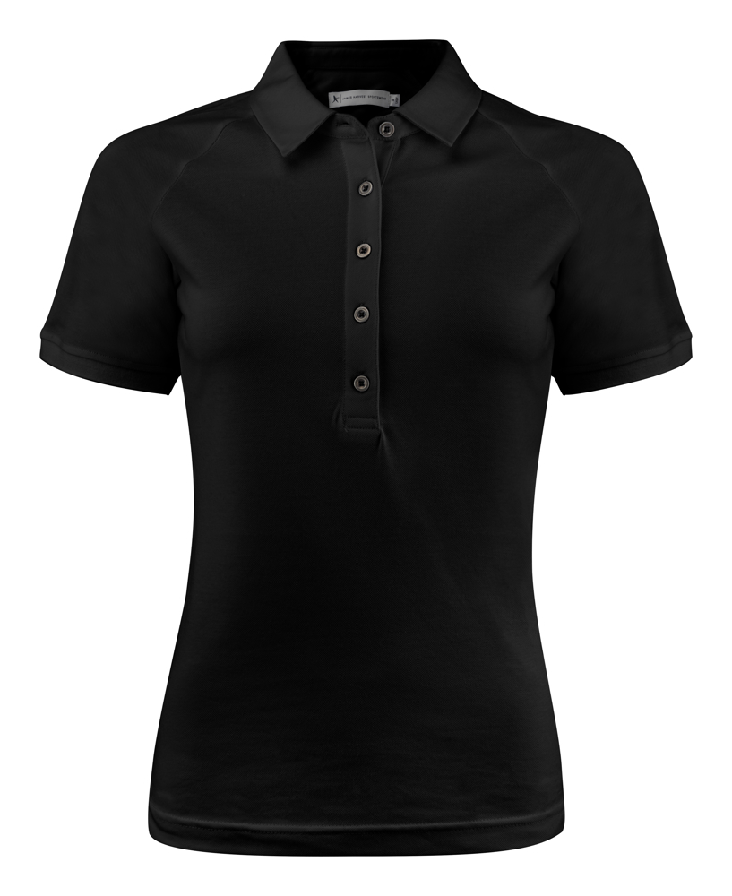 Brookings Polo Pique Dames - Zwart