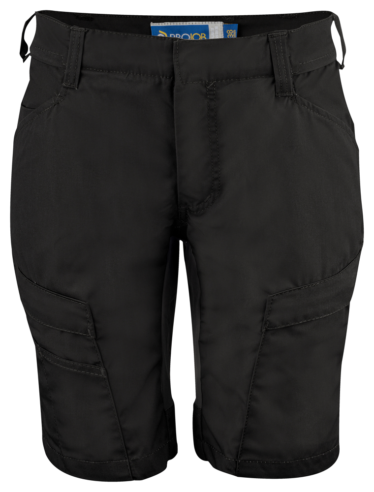 2555 DAMES SHORT STRETCH - Zwart