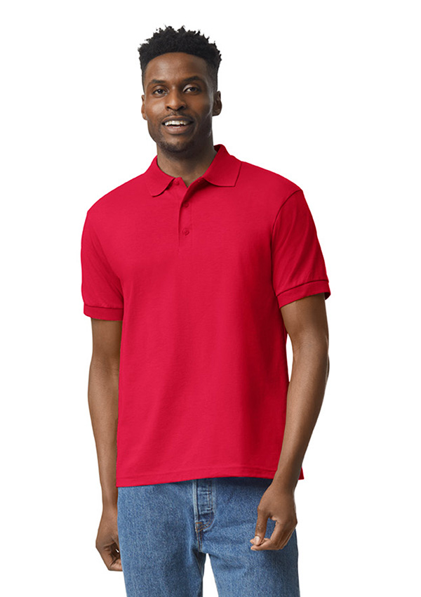 Gildan Dry Blend Jersey Polo - 40 Red