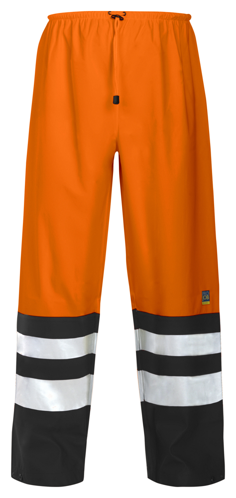 6504 SIGNALISATIEREGENBROEK EN ISO 20471 KLASSE 2 - Oranje/Zwart