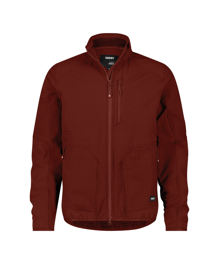 Midlayer jacket - BAKSTEENROOD
