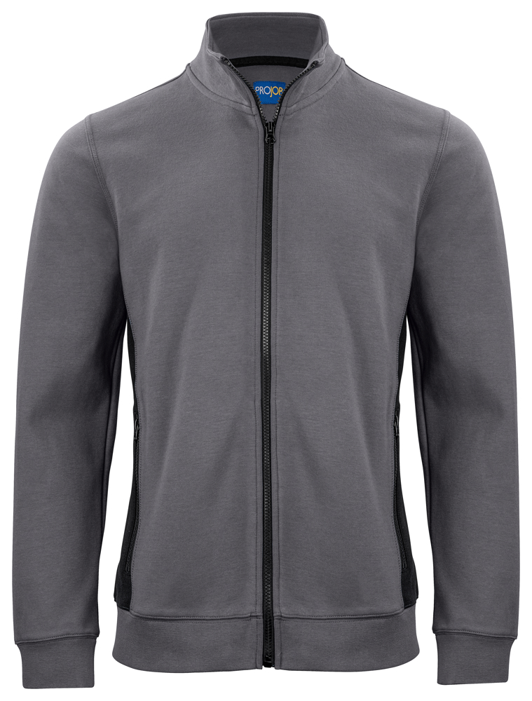 2129 SWEATER MET RITSSLUITING - Grijs