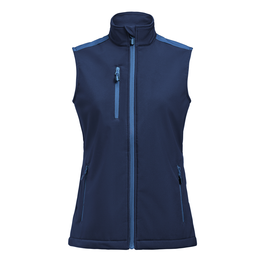Prime Softshell Bodywarmer Dames - Marine/Kobalt