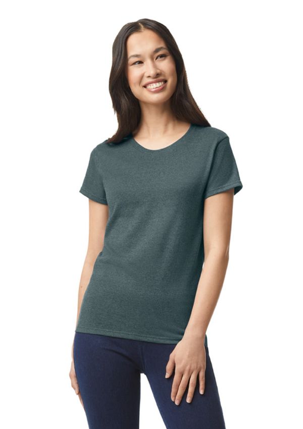 Gildan Heavy Cotton T-shirt for her - 108 Dark Heather