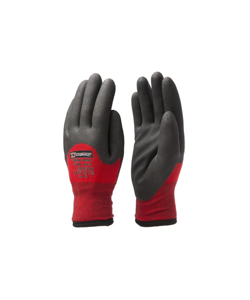 Nylon handschoen met nitril schuim coating, voor koudebescherming (GL400)