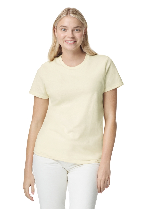 Gildan Heavy Cotton T-shirt for her - 4DG Off White