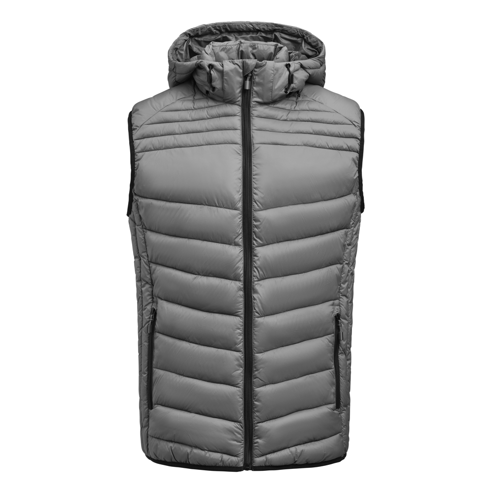 Base Bodywarmer Heren - Staalgrijs