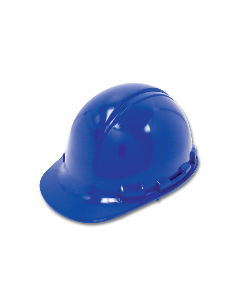 4 punts veiligheidshelm met draaiknoop + zweetband (E-79R) - KORENBLAUW