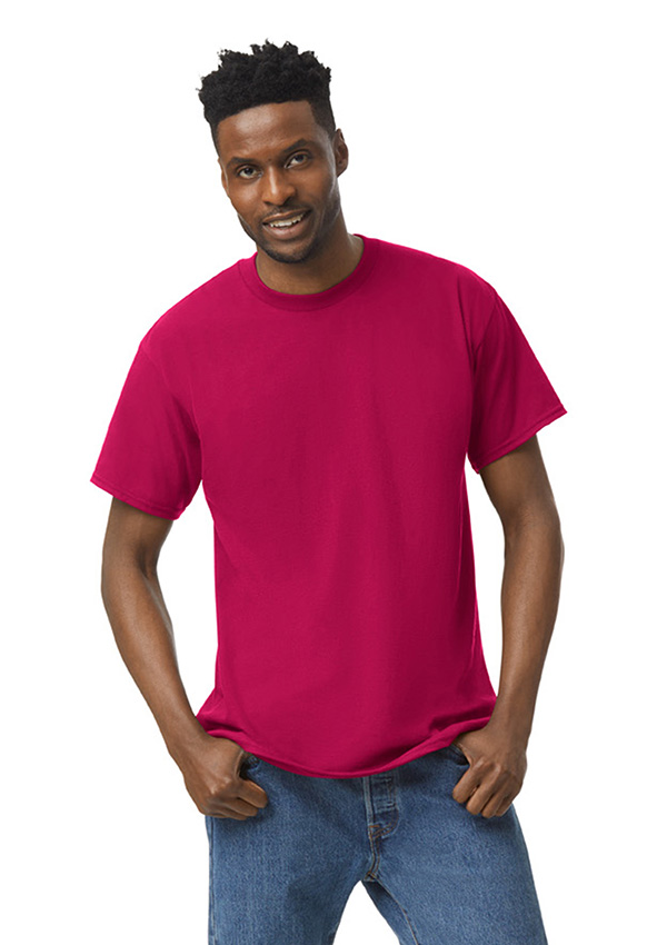 Gildan Heavy Cotton T-shirt - 246 Antique Cherry Red