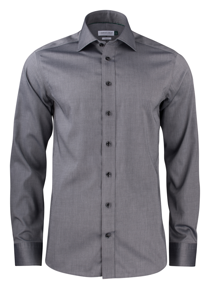 Green Bow 01 Hemd Regular Fit Heren - Grijs