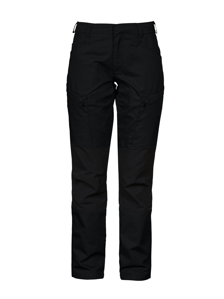 2521 DAMES STRETCHBROEK ZONDER KNIEZAKKEN - Zwart