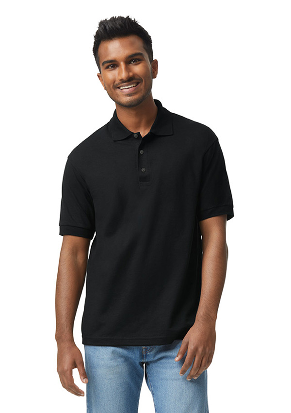 Gildan Dry Blend Jersey Polo - 36 Black