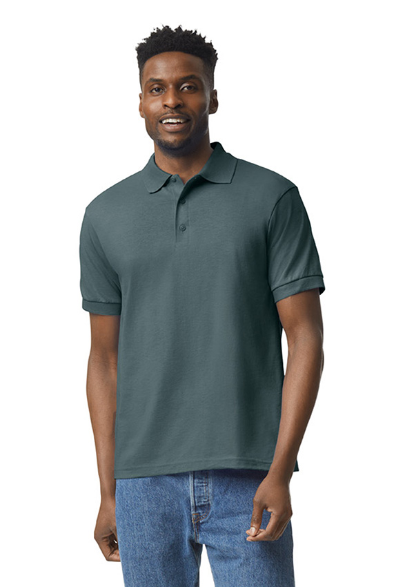 Gildan Dry Blend Jersey Polo - 108 Dark Heather