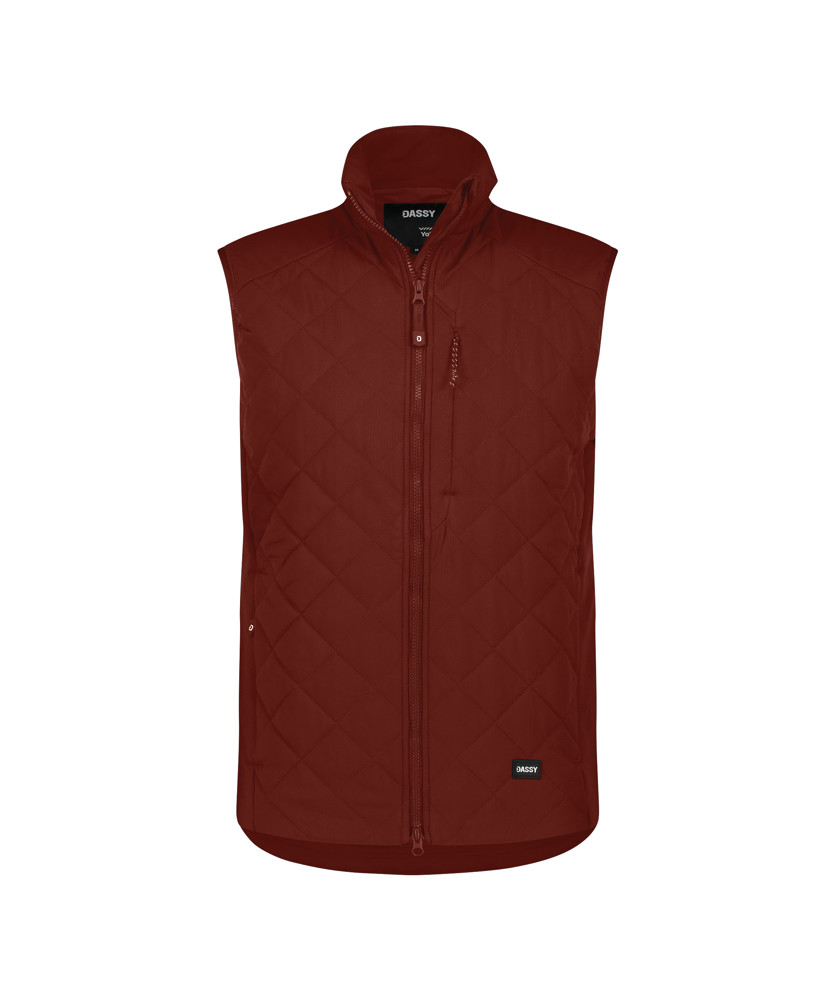 Geïsoleerde bodywarmer - BAKSTEENROOD