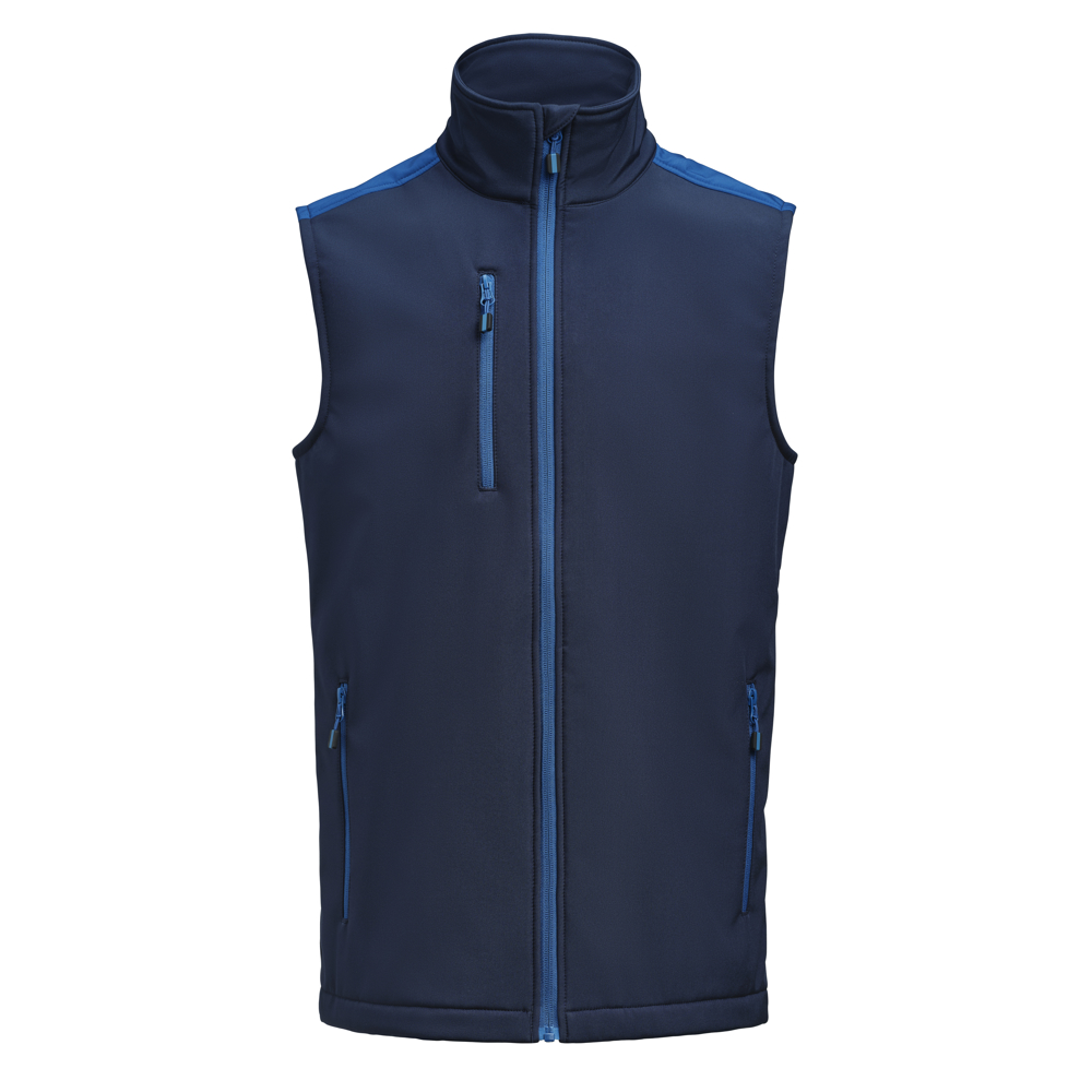 Prime Softshell Bodywarmer Heren - Marine/Kobalt