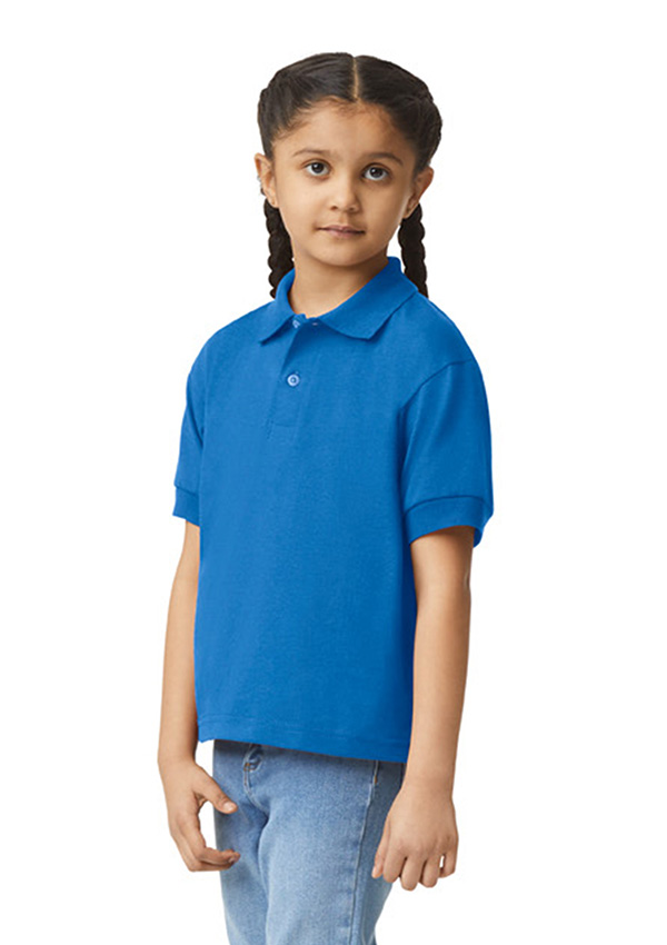 Gildan Dry Blend Jersey Polo for kids - 51 Royal