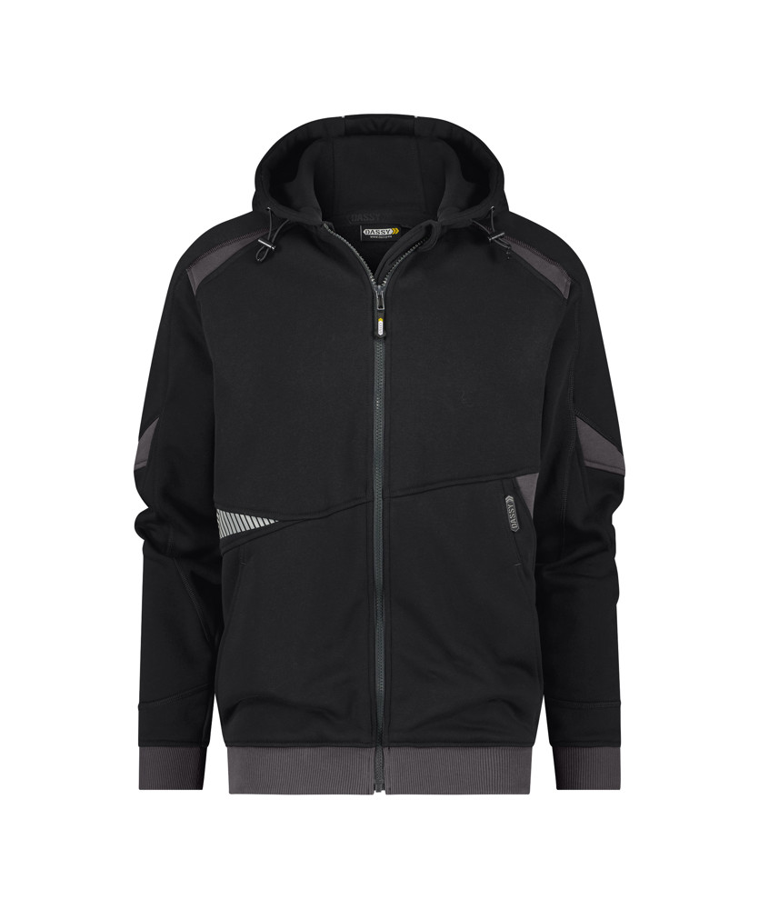 Hoodie - ZWART/ANTRACIETGRIJS